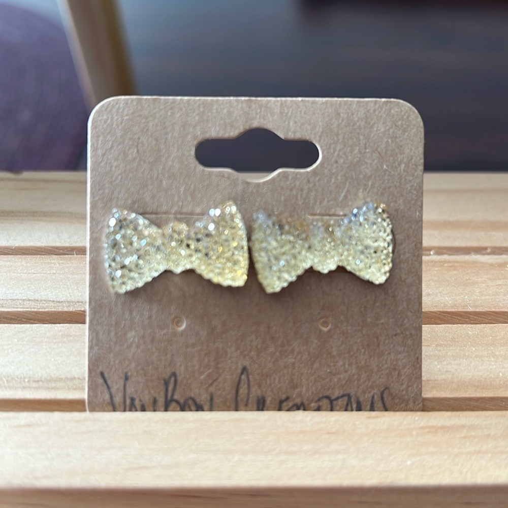 Handmade Bow Earrings